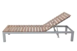 VILLANA Gartenliege, Alu / FSC-Akazienholz, 200 X 70 X 33 Cm, 4-Stufen Verstellbar -Ausgewählte Geschäfte Für Garten- Und Outdoor-Produkte 10 16457.jpg