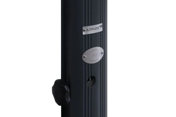 OUTFLEXX Ampelschirm, Anthrazit/creme, Pulverbesch. Aluminium, 400x300cm, Inkl. Plattenständer 12 OUTFLEXX Ampelschirm, Anthrazit/creme, Pulverbesch. Aluminium, 400x300cm, Inkl. Plattenständer – Bild 10