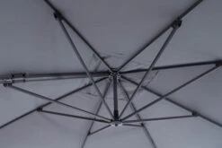 OUTFLEXX Ampelschirm, Anthrazit/grau, Alu/Polyester, 350x350cm, Inkl. Plattenständer -Ausgewählte Geschäfte Für Garten- Und Outdoor-Produkte 10 20363.jpg