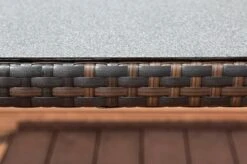 OUTFLEXX Dining Tisch, Braun Marmoriert, Polyrattan, 180 X 100 Cm, Tischplatte Spraystone, 6mm -Ausgewählte Geschäfte Für Garten- Und Outdoor-Produkte 10 20665.jpg