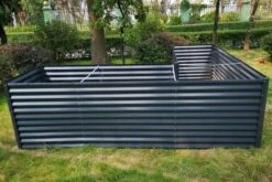 OUTFLEXX Eck-Hochbeet, Anthrazit, Zincalume, 270x270x90x84cm -Ausgewählte Geschäfte Für Garten- Und Outdoor-Produkte 11 18174.jpg