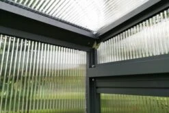 OUTFLEXX Gewächshaus, Anthrazit, Alu/Polycarbonat, 271x271x241/180cm, 4 Fenster, 10 Mm Wandstärke -Ausgewählte Geschäfte Für Garten- Und Outdoor-Produkte 11 18177.jpg