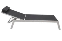 VILLANA 2er-Set Sonnenliegen, Silber/schwarz, Alu/Textil, 198x66x32cm, Mit Beistelltisch 45x45cm -Ausgewählte Geschäfte Für Garten- Und Outdoor-Produkte 12 13886.jpg