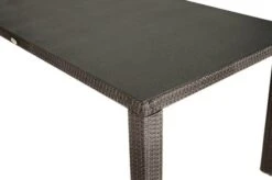 Ploß Rocking Dining Tisch, Grau/braun-meliert, Polyrattan, 170 X 90 Cm, Glasplatte In Steinoptik -Ausgewählte Geschäfte Für Garten- Und Outdoor-Produkte 12 20157.jpg