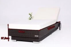 OUTFLEXX Sonnenliege, Braun, Polyrattan, 200x80x37,5cm, Inkl. Polster, Rückenlehne 4-stufig Verstellbar -Ausgewählte Geschäfte Für Garten- Und Outdoor-Produkte 1337 05.jpg