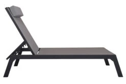 VILLANA Gartenliege, Anthrazit/grau, Aluminium/Textil, 198 X 60 X 32 Cm, Verstellbar -Ausgewählte Geschäfte Für Garten- Und Outdoor-Produkte 13405 6.jpg