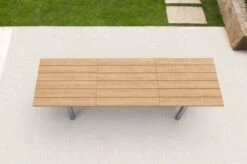 OUTFLEXX Ausziehtisch, FSC-Teakholz/Edelstahl, Plattenstärke 30mm, 220/340x100cm 13 OUTFLEXX Ausziehtisch, FSC-Teakholz/Edelstahl, Plattenstärke 30mm, 220/340x100cm -Ausgewählte Geschäfte Für Garten- Und Outdoor-Produkte 13486 3 CGI.jpg