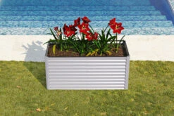 OUTFLEXX Hochbeet, Silber, Zincalume, Pulverbeschichtet, 180 X 90 X 84 Cm -Ausgewählte Geschäfte Für Garten- Und Outdoor-Produkte 13724 4 CGI.jpg