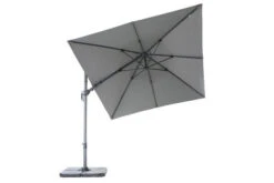 OUTFLEXX Ampelschirm, Anthrazit, Pulverbesch. Aluminium, 300x300 Cm, Inkl. Plattenständer, Twist-Funktion -Ausgewählte Geschäfte Für Garten- Und Outdoor-Produkte 13 16109.jpg