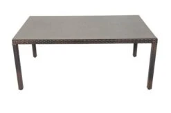 OUTFLEXX Dining Tisch, Braun Marmoriert, Polyrattan, 180 X 100 Cm, Tischplatte Spraystone, 6mm -Ausgewählte Geschäfte Für Garten- Und Outdoor-Produkte 15 20665.jpg