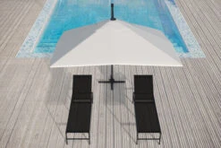 OUTFLEXX Ampelschirm, Creme, Pulverbesch. Aluminium, 300x300 Cm, Inkl. Plattenständer, Twist-Funktion -Ausgewählte Geschäfte Für Garten- Und Outdoor-Produkte 16108 6 CGI.jpg