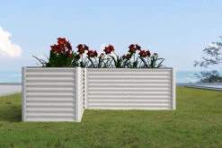 OUTFLEXX Eck-Hochbeet, Silber, Zincalume, 270x270x90x84cm -Ausgewählte Geschäfte Für Garten- Und Outdoor-Produkte 18173 3 CGI.jpg