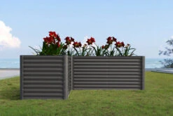OUTFLEXX Eck-Hochbeet, Anthrazit, Zincalume, 270x270x90x84cm -Ausgewählte Geschäfte Für Garten- Und Outdoor-Produkte 18174 3 CGI.jpg