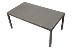 OUTFLEXX Dining Tisch, Braun Marmoriert, Polyrattan, 180 X 100 Cm, Tischplatte Spraystone, 6mm -Ausgewählte Geschäfte Für Garten- Und Outdoor-Produkte 18 20665.jpg