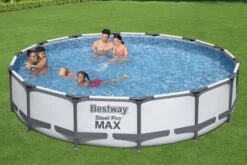 BESTWAY Steel Pro MAX Pool Mit Gestell, Grau, TriTech/Stahl, Ø427x84cm, Mit Filterpumpe -Ausgewählte Geschäfte Für Garten- Und Outdoor-Produkte 19174 13.jpg