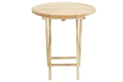 Klapptisch Lexington Aus ECO-Teakholz Von Ploß, Ø 70x75 Cm