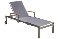 OUTFLEXX Rollliege, Taupe, Edelstahl/Textilene, Mit Gasfeder, 195,5x74x35cm -Ausgewählte Geschäfte Für Garten- Und Outdoor-Produkte 1 13505.jpg