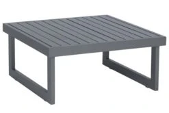 STERN Holly Beistelltisch/Hocker, Graphit, Aluminium, 72x72cm, Quadratisch