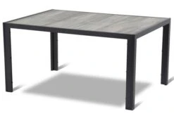 HARTMAN Tanger Esstisch, Xerix/grey Wood, Aluminium/Keramik, 168x105cm