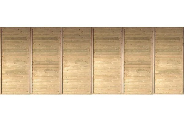 KARIBU Rückwand, Kiefer-Massivholz 3 KARIBU Rückwand, Kiefer-Massivholz