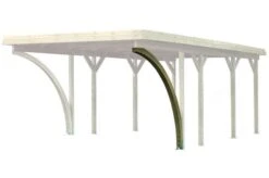 KARIBU Einfahrtsbogen, Holz, Kesseldruckimprägniert