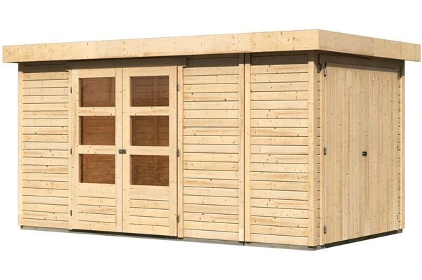 KARIBU Gartenhaus Retola 5, Fichtenholz 19 Mm, Inkl. Anbauschrank 3 KARIBU Gartenhaus Retola 5, Fichtenholz 19 Mm, Inkl. Anbauschrank