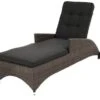 Ploß Rocking Comfort Rollliege, Grau/braun-meliert, Polyrattan, 195x65x42cm, Verstellbar, Hohe Sitzhöhe -Ausgewählte Geschäfte Für Garten- Und Outdoor-Produkte 1 18208.jpg