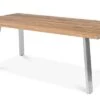 OUTFLEXX Esstisch, Edelstahl/recyceltes FSC®-Teak, 200x100cm, A-Gestell, Rustikal Gebürstet -Ausgewählte Geschäfte Für Garten- Und Outdoor-Produkte 1 18320.jpg