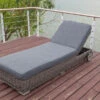 OUTFLEXX Rollliege, Grau, Polyrattan, 200x70x27,5cm, Rückenlehne 5-fach Verstellbar 1 OUTFLEXX Rollliege, Grau, Polyrattan, 200x70x27,5cm, Rückenlehne 5-fach Verstellbar -Ausgewählte Geschäfte Für Garten- Und Outdoor-Produkte 1 18367.jpg