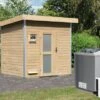 KARIBU Saunahaus Norge, Fichtenholz 38mm, Fronteinstieg, Ca. 4,5m² -Ausgewählte Geschäfte Für Garten- Und Outdoor-Produkte 1 18476 4.jpg
