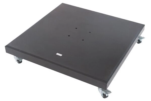 OUTFLEXX Schirmständer, Granit, 75x75x12,5cm, 90kg, Mit Lenkrollen 3 OUTFLEXX Schirmständer, Granit, 75x75x12,5cm, 90kg, Mit Lenkrollen