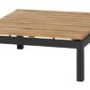 SIENA GARDEN Alvida Loungetisch, Anthrazit/natur, Aluminium/Teakholz, 74x74 Cm -Ausgewählte Geschäfte Für Garten- Und Outdoor-Produkte 1 19605.jpg