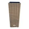 Ploß Rabida Pflanzgefäß, Champagner-meliert, Polyrattan, Konisch, 28x28x60 Cm, Kunststoffeinsatz -Ausgewählte Geschäfte Für Garten- Und Outdoor-Produkte 1 20153.jpg
