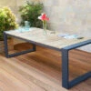 OUTFLEXX Kona Esstisch, Dark Grey/natur, Alu/recycled FSC®-Teak, 240x100x76cm, Rustikal Gebürstet, U-Gestell -Ausgewählte Geschäfte Für Garten- Und Outdoor-Produkte 1 20326.jpg