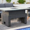 OUTFLEXX Dining Tisch, Grau, Polyrattan, 140x80x53/69cm, Höhenverstellbar -Ausgewählte Geschäfte Für Garten- Und Outdoor-Produkte 1 21245.jpg