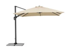 Schneider® SCHNEIDER Rhodos Twist Ampelschirm, Natur, 300x300 Cm, Quadratisch -Ausgewählte Geschäfte Für Garten- Und Outdoor-Produkte 1 22315.jpg