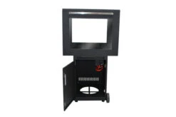 OUTFLEXX Gartenkamin, Schwarz, Stahl, 88 X 64 X 132 Cm, Gasfunktion, Auf Rädern -Ausgewählte Geschäfte Für Garten- Und Outdoor-Produkte 21618 03.jpg