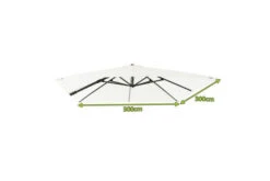 OUTFLEXX Ersatzdach Für Ampelschirme, Creme, Polyester, 300x300cm 9 OUTFLEXX Ersatzdach Für Ampelschirme, Creme, Polyester, 300x300cm -Ausgewählte Geschäfte Für Garten- Und Outdoor-Produkte 21755 4.jpg