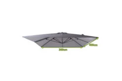 OUTFLEXX Ersatzdach Für Ampelschirme, Anthrazit, Polyester, 300x400cm -Ausgewählte Geschäfte Für Garten- Und Outdoor-Produkte 21758 4.jpg