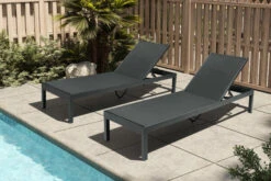 OUTFLEXX Rollliege, Anthrazit Matt, Aluminium, 193x60x32,5cm, Rückenlehne Verstellbar -Ausgewählte Geschäfte Für Garten- Und Outdoor-Produkte 21771 02.jpg