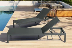 OUTFLEXX Rollliege, Anthrazit Matt, Aluminium, 193x60x32,5cm, Rückenlehne Verstellbar -Ausgewählte Geschäfte Für Garten- Und Outdoor-Produkte 21771 03.jpg