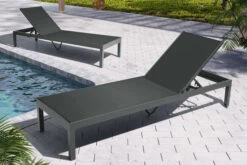 OUTFLEXX Rollliege, Anthrazit Matt, Aluminium, 193x60x32,5cm, Rückenlehne Verstellbar -Ausgewählte Geschäfte Für Garten- Und Outdoor-Produkte 21771 04.jpg