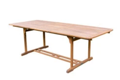 OUTFLEXX Ausziehtisch, Natur, Akazie, 180/240 X 100 Cm, Ausziehfunktion