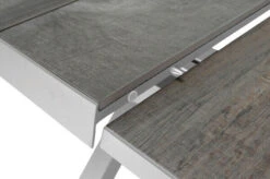 SIENA GARDEN Sincro Ausziehtisch, Matt Weiß-grau/washed Grey, Alu/Keramik, 200/260x100 Cm, Synchroner Auszugsmechanismus -Ausgewählte Geschäfte Für Garten- Und Outdoor-Produkte 21998 6.jpg