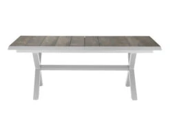SIENA GARDEN Sincro Ausziehtisch, Matt Weiß-grau/washed Grey, Alu/Keramik, 200/260x100 Cm, Synchroner Auszugsmechanismus -Ausgewählte Geschäfte Für Garten- Und Outdoor-Produkte 21998 9.jpg