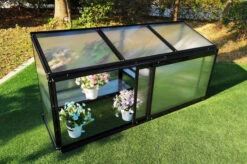 OUTFLEXX Gewächshaus, Schwarz, Alu/Polycarbonat, 186x61x86cm, Pulverbeschichtet -Ausgewählte Geschäfte Für Garten- Und Outdoor-Produkte 22271 6.jpg