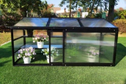 OUTFLEXX Gewächshaus, Schwarz, Alu/Polycarbonat, 186x61x86cm, Pulverbeschichtet -Ausgewählte Geschäfte Für Garten- Und Outdoor-Produkte 22271 7.jpg
