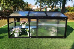 OUTFLEXX Gewächshaus, Schwarz, Alu/Polycarbonat, 186x61x86cm, Pulverbeschichtet -Ausgewählte Geschäfte Für Garten- Und Outdoor-Produkte 22271 8.jpg