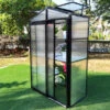 OUTFLEXX Gewächshaus, Schwarz, Alu/Polycarbonat, 111x61x175cm, Pulverbeschichtet -Ausgewählte Geschäfte Für Garten- Und Outdoor-Produkte 22273 1.jpg