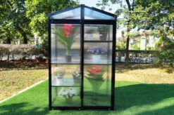 OUTFLEXX Gewächshaus, Schwarz, Alu/Polycarbonat, 111x61x175cm, Pulverbeschichtet -Ausgewählte Geschäfte Für Garten- Und Outdoor-Produkte 22273 3.jpg